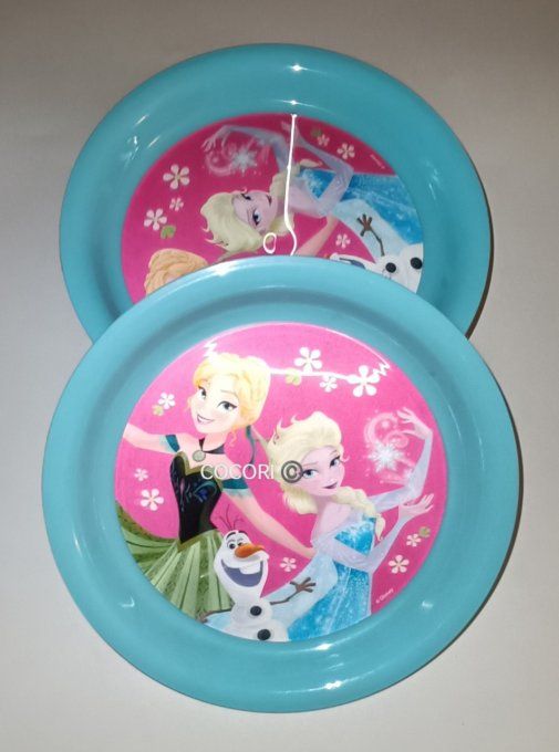 Lot Revendeur 11 Assiettes plates Disney Frozen