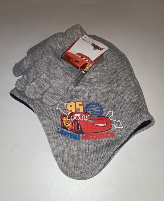 Lot de 14 sets bonnet + gants Disney Cars